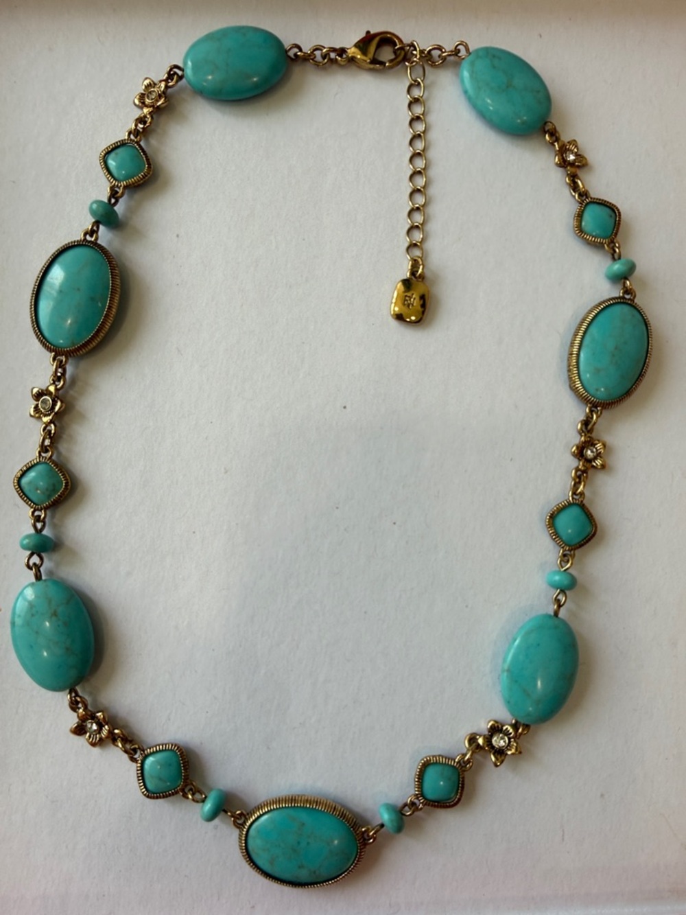 Vintage Ralph Lauren Turquoise Necklace Rare Signed RLL